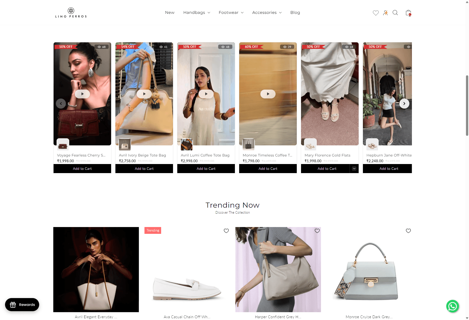 Linoperros using ReelPlus shoppable videos