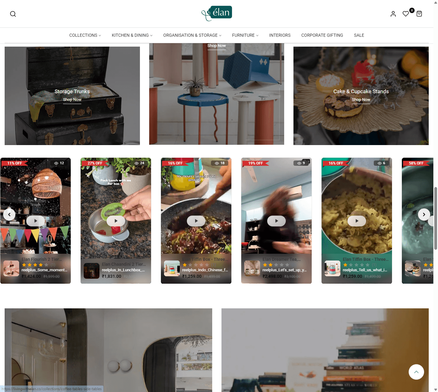 Living with Elan using ReelPlus shoppable videos